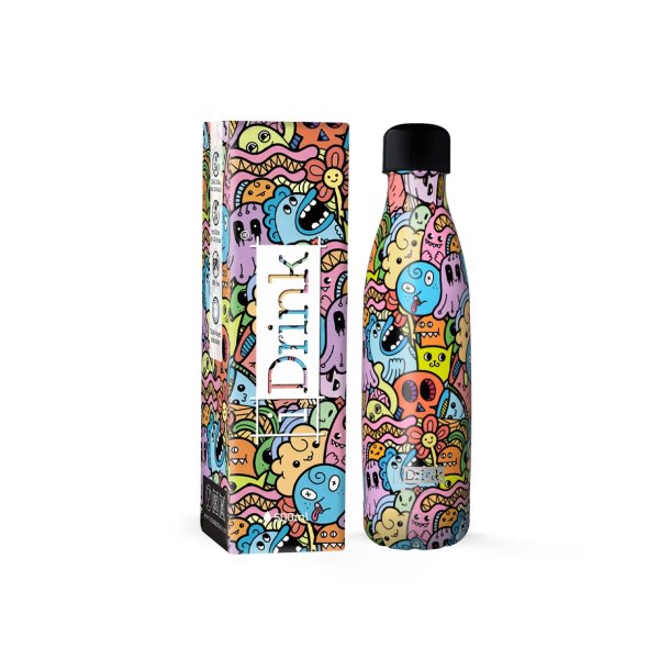 IDrink - Termo Flaske - 500 ml - Doodle 