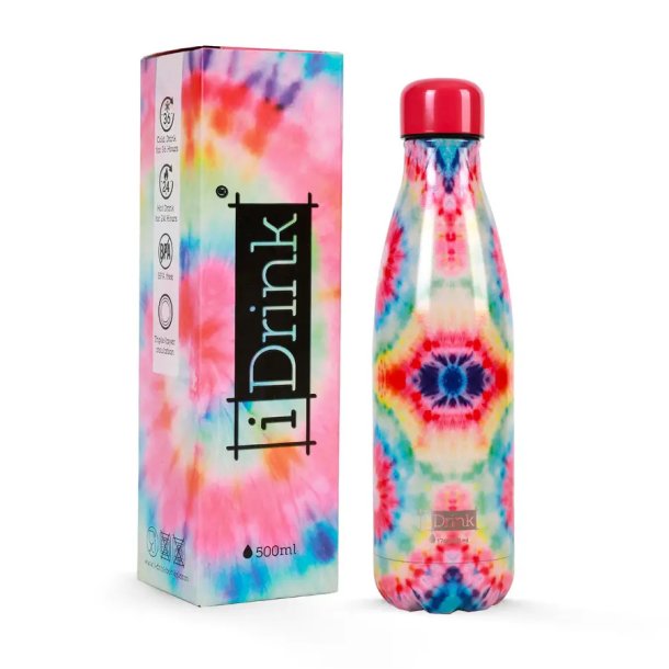 IDrink - Termo Flaske - 500 ml - Tie Dye 