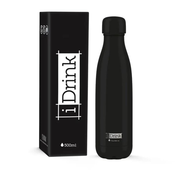 IDrink - Termo Flaske - 500 ml - Black 