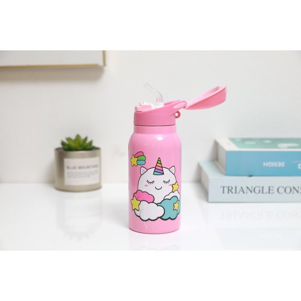 IDrink -  Termo Flaske med h�tte - 350 ml - Unicorn