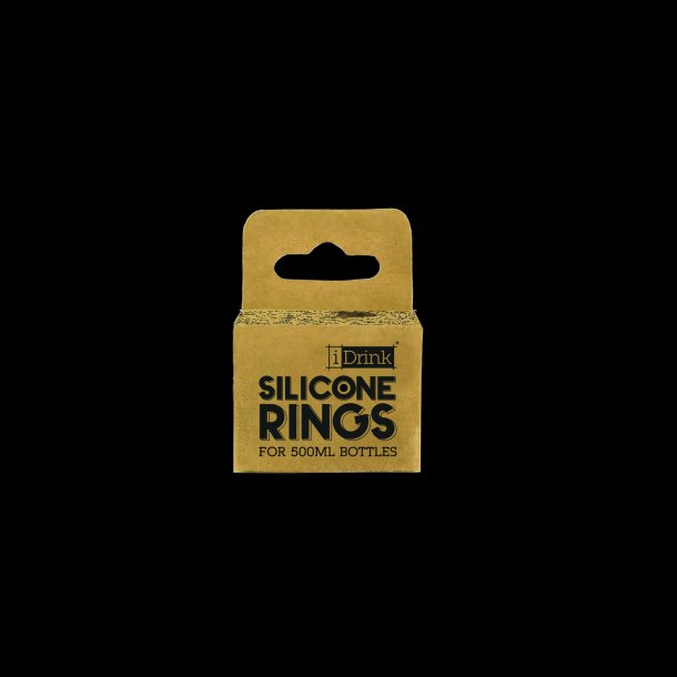 IDrink - Reservedel - Silikone ringe til 500 ml flaske - 5 Pak 