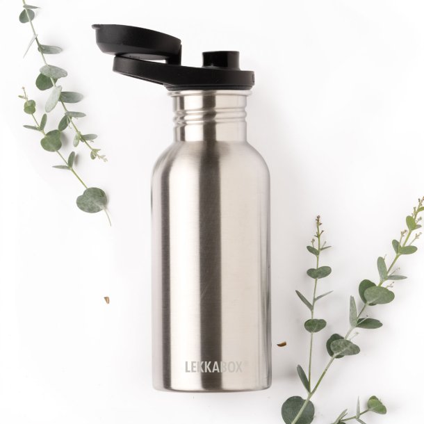 LEKKABOX Drikkeflaske - 500 ml - Rustfri st�l 
