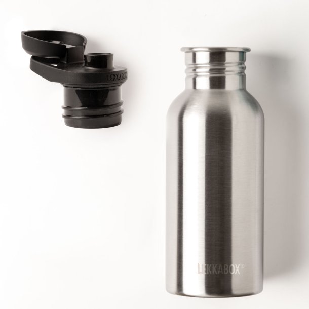 LEKKABOX Drikkeflaske - 500 ml - Rustfri st�l 