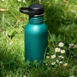 LEKKABOX Glimmer drikkeflaske - Rustfri st�l - 500 ml - Aqua 