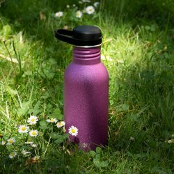 LEKKABOX Glimmer drikkeflaske - Rustfri st�l - 500 ml - Pink 