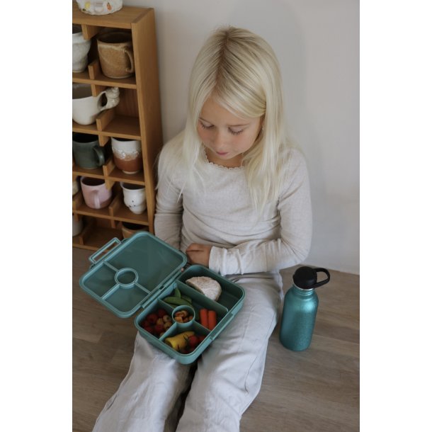 LEKKABOX Glimmer drikkeflaske - Rustfri stl - 500 ml - Aqua 