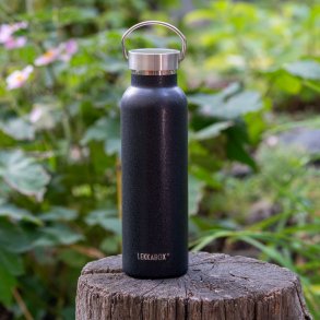 LEKKABOX Iso Termoflaske - 600 ml. - Rustfri st�l Glitter