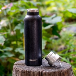 LEKKABOX Iso Termoflaske - 600 ml. - Rustfri st�l Glitter