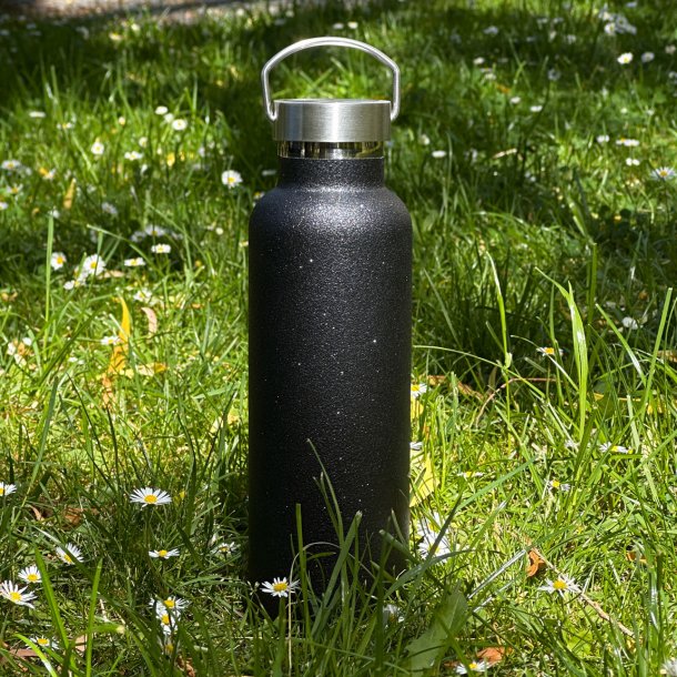 LEKKABOX Iso Termoflaske - 600 ml. - Rustfri st�l Glitter