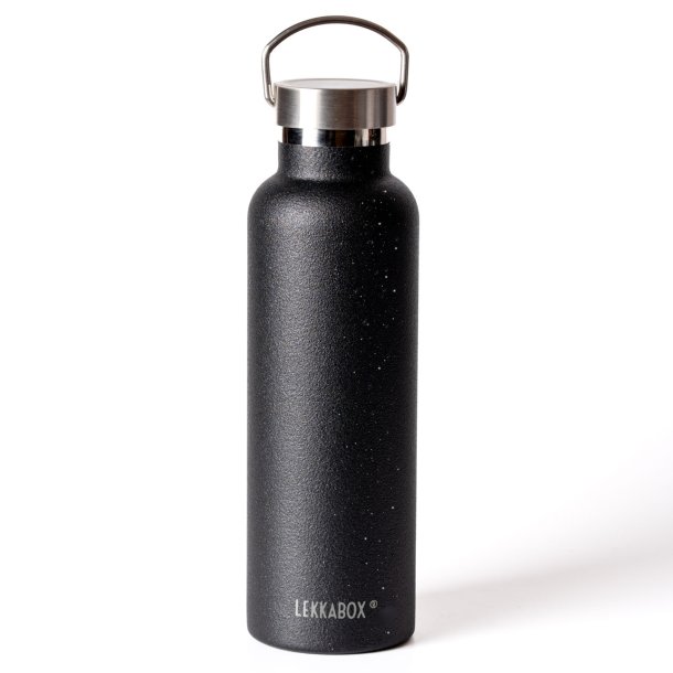 LEKKABOX Iso Termoflaske - 600 ml. - Rustfri st�l Glitter