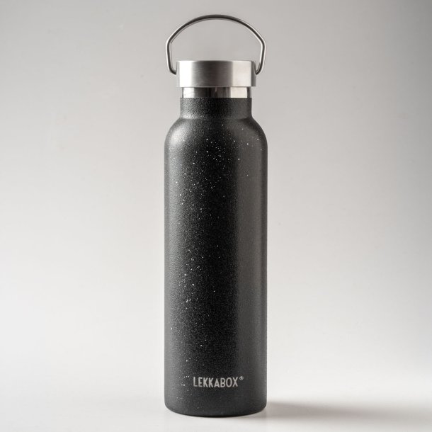 LEKKABOX Iso Termoflaske - 600 ml. - Rustfri st�l Glitter