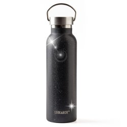 LEKKABOX Iso Termoflaske - 600 ml. - Rustfri st�l Glitter