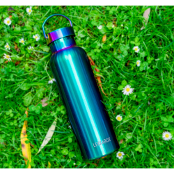 LEKKABOX Termodrikkedunk - 600 ml. - Rustfri stl - Rainbow