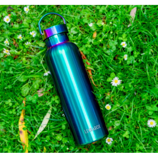 LEKKABOX Termodrikkedunk - 600 ml. - Rustfri stl - Rainbow