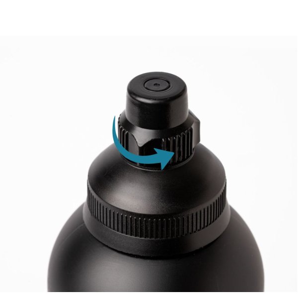 LEKKABOX - Bubble drikkedunk - Sort - 600 ml 