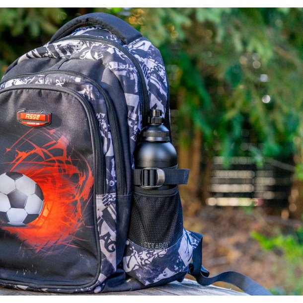 LEKKABOX - Bubble drikkedunk - Sort - 600 ml 