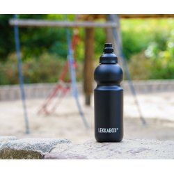 LEKKABOX - Bubble drikkedunk - Sort - 600 ml 