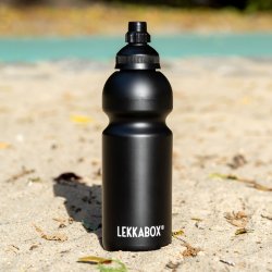 LEKKABOX - Bubble drikkedunk - Sort - 600 ml 