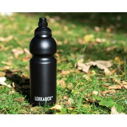 LEKKABOX - Bubble drikkedunk - Sort - 600 ml 