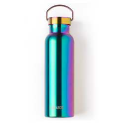 LEKKABOX Termodrikkedunk - 600 ml. - Rustfri stl - Rainbow