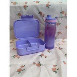 Lunch Buddies Drikkedunk - Regnbue pink Drikkedunk - 600ml