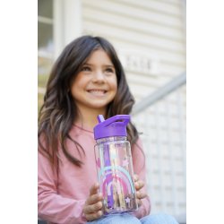 Melii drikkedunk med sugerr - 300 ml - Lilla Regnbue 