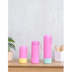 Montii Fusion 475 ml Sipper drikkeflaske - Floss Roze