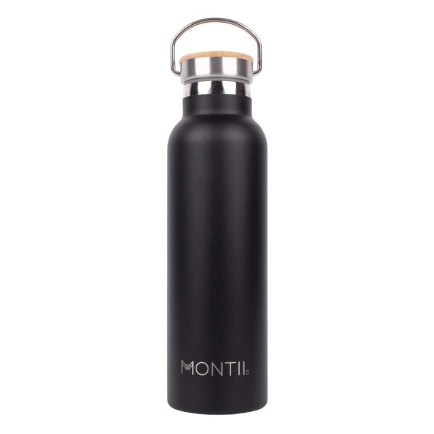 Montii Termoflaske original - 600 ml - Sort 