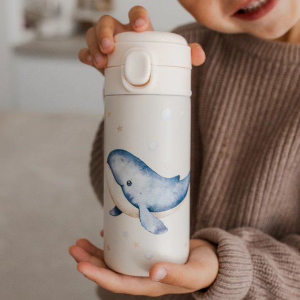 Petit Monkey Termoflaske - 350 ml - Hval