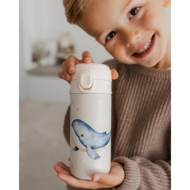 Petit Monkey Termoflaske - 350 ml - Hval