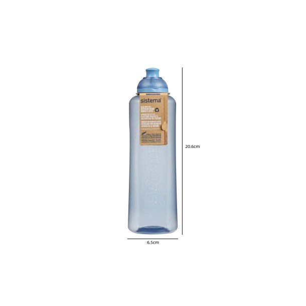 Sistema - Swift Squeeze Flaske - 480 ml - Mountain Blue
