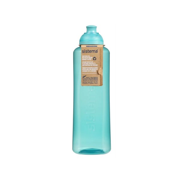 Sistema - Swift Squeeze Flaske - 480 ml - Teal Stone
