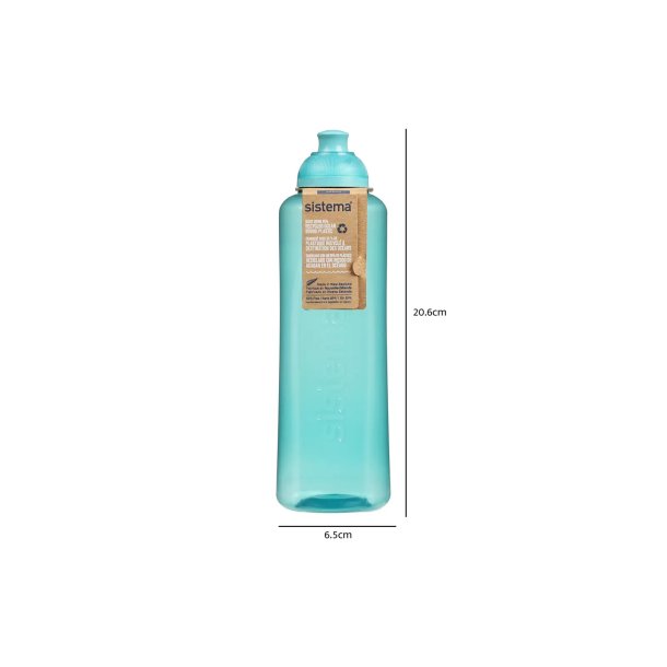 Sistema - Swift Squeeze Flaske - 480 ml - Teal Stone