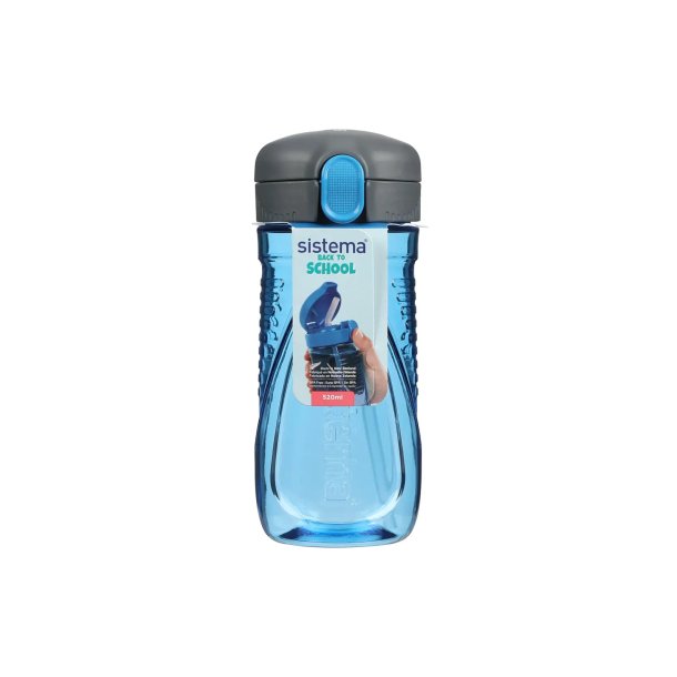 Sistema - Tritan Quick Flip Bottle 520 ml. - Satin Sky Blue