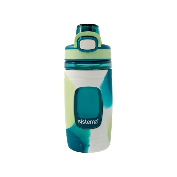 Sistema - Soft Grip Bottle 473ml - Laguna