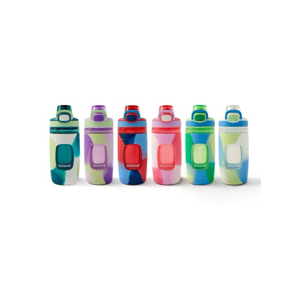 Sistema - Soft Grip Bottle 473ml - Popsicle
