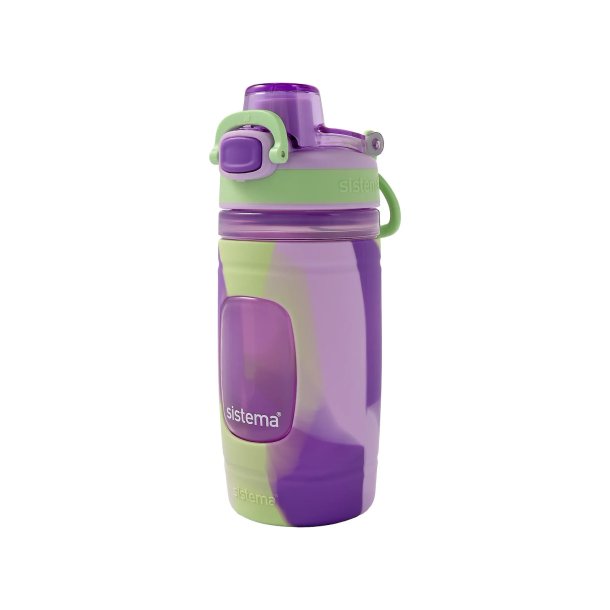 Sistema - Soft Grip Bottle 473ml - Fairy Dust
