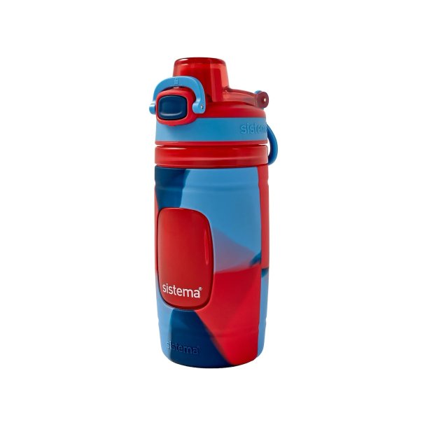 Sistema - Soft Grip Bottle 473ml - Watermelon