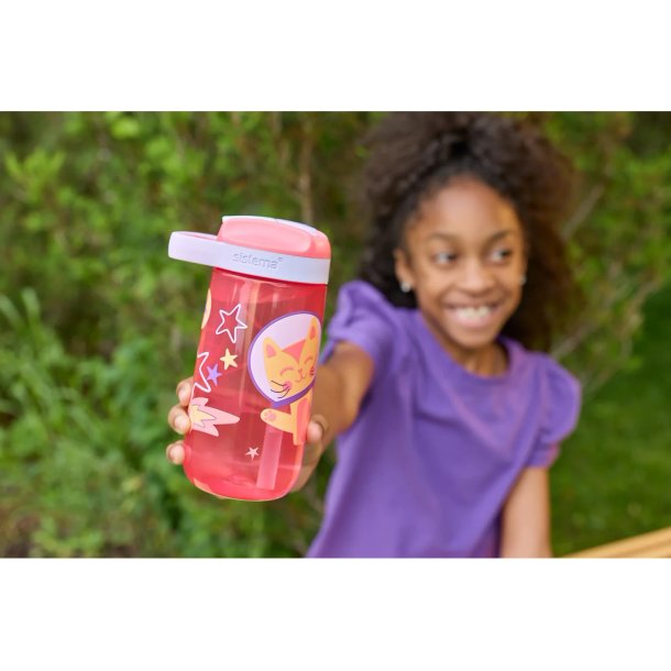 Sistema Drikkedunk - Easy Sip - 500 ml - Popsicle  - Space Kitty
