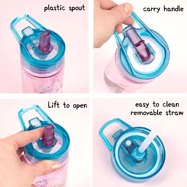 Frost Drikkedunk - 580 ml - Lyserd/Bl 