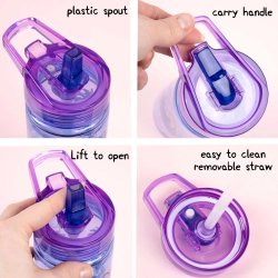 Stitch Drikkedunk 580 ml - Bl/Lilla 