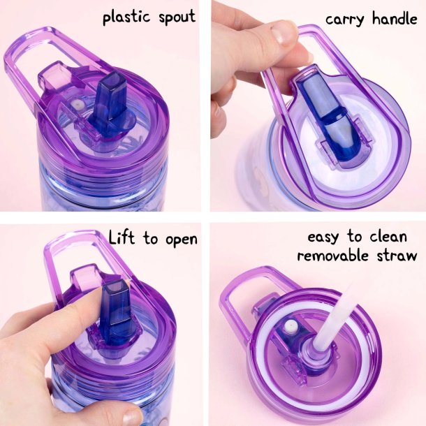 Stitch Drikkedunk 580 ml - Bl/Lilla 