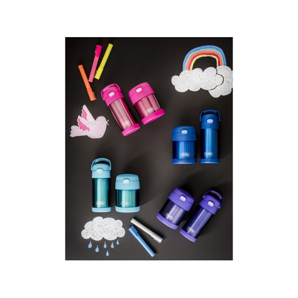 Thermos Funtainer Drikkeflaske m. sugerr 355 ml Pink