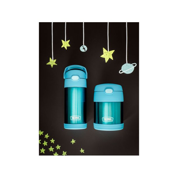 Thermos Funtainer Drikkeflaske m. sugerr 355 ml - Teal 