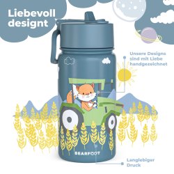 Bearfoot Termo Drikkedunk - Bl Traktor - 400 ml 