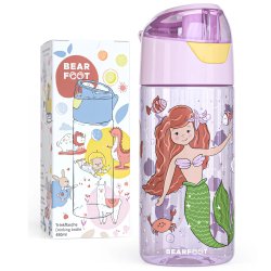 Bearfoot Drikkedunk 450 ml - Lyserd havfrue 