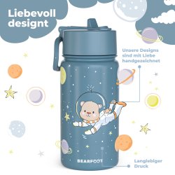 Bearfoot Termo Drikkedunk - Bl Bjrn Rummet - 400 ml 