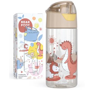 Bearfoot Drikkedunk 450 ml. Dinosaurus