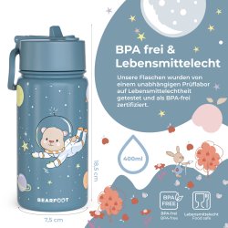 Bearfoot Termo Drikkedunk - Bl Bjrn Rummet - 400 ml 