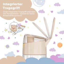 Bearfoot Drikkedunk 450 ml. Dinosaurus